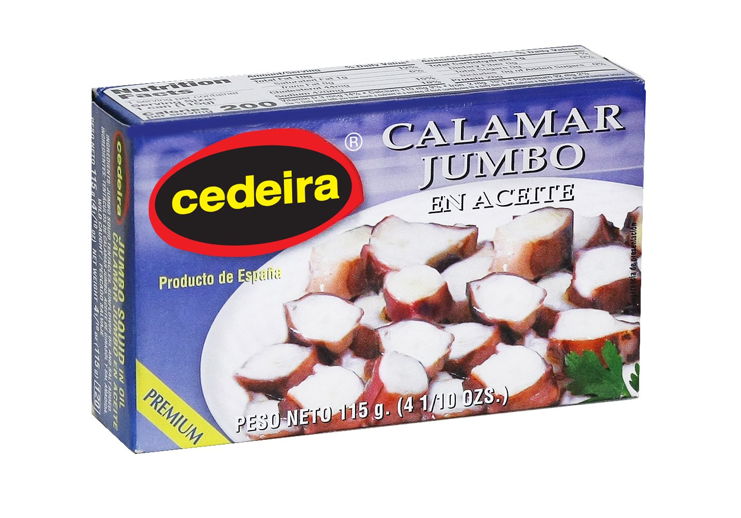 Calamar Jumbo en Aceite
